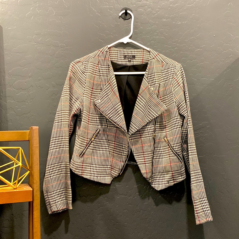 Patterned Casual Blazer